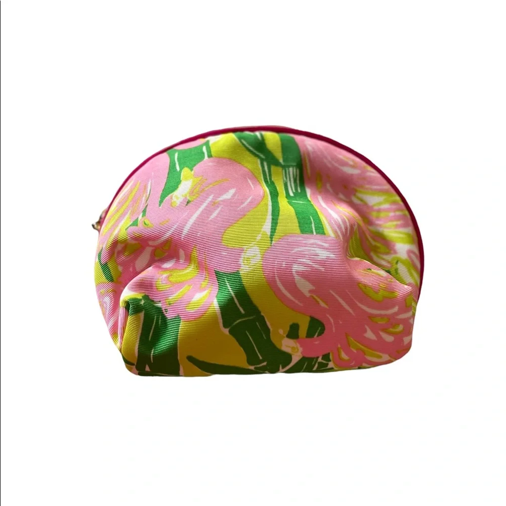 Lilly Pulitzer for Target Pink Green Floral Cosmetic Pouch